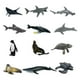 thumbnail image 2 of Paquete de 12 de Juguetes de Acuario marino Hugo Modelo de Naturaleza de Simulación Mini figura realista, 2 of 7