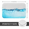 thumbnail image 2 of Yiaed Crystal Clear Water Splash Print Flannel Doormat Mat Outdoor Indoor Door Mats,Welcome Matt Outdoor Front Door Mat Doormat Outdoor Mat Outdoor Mat,16"x24", 2 of 7