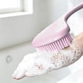thumbnail image 5 of Back Scrubber for Shower Long Handle Body Brush 16.54 Inch Soft Bristle Bath Brush Non-Slip Grip Pink 1 Pack, 5 of 7