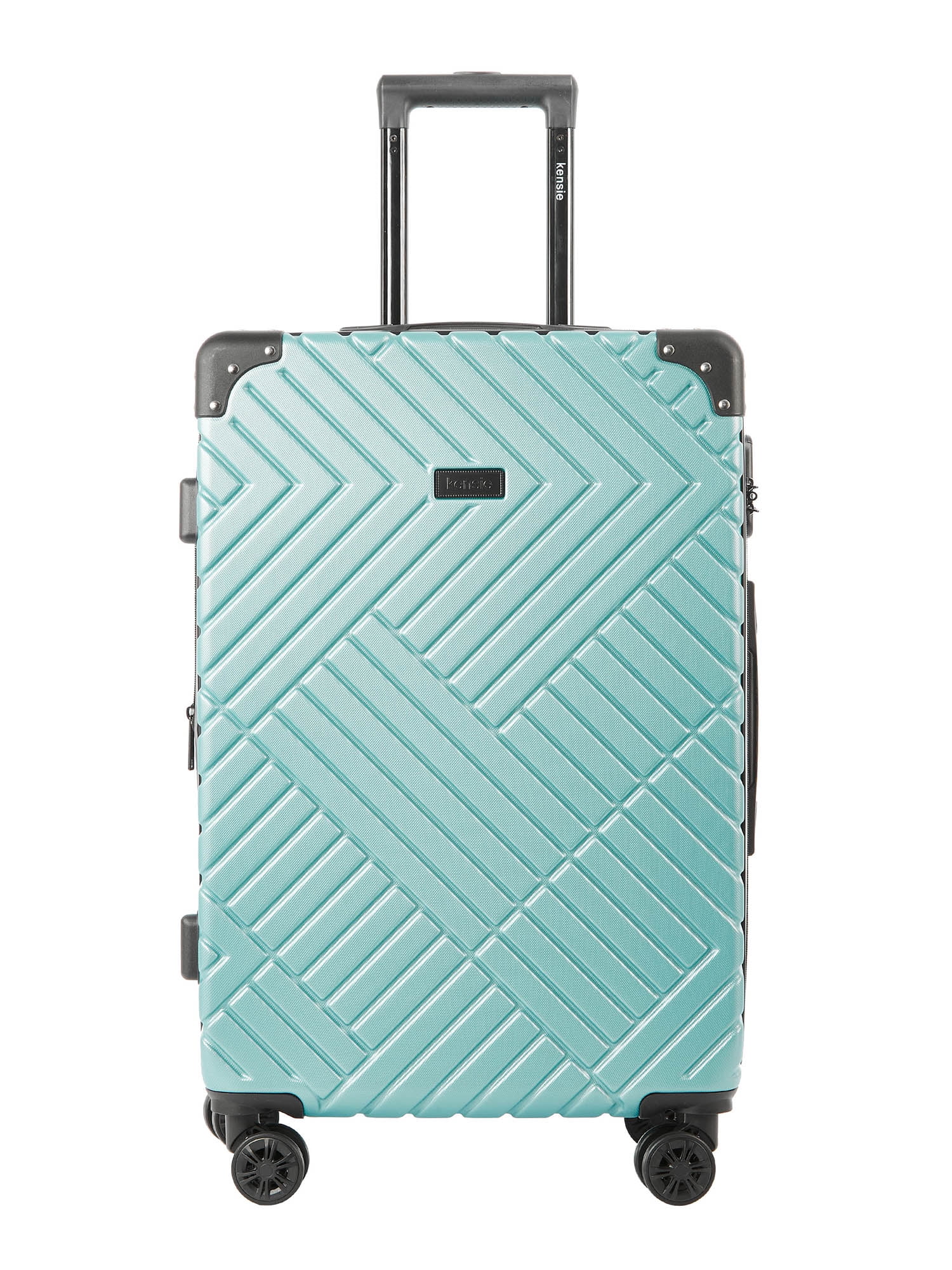 Kensie 3 Pc. Hardside Expandable Luggage Set, Teal - Walmart.com