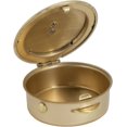 thumbnail image 2 of Cathedral Art Polished Brass PYX with Cross/Pill/Keepsake Box, 2 of 4