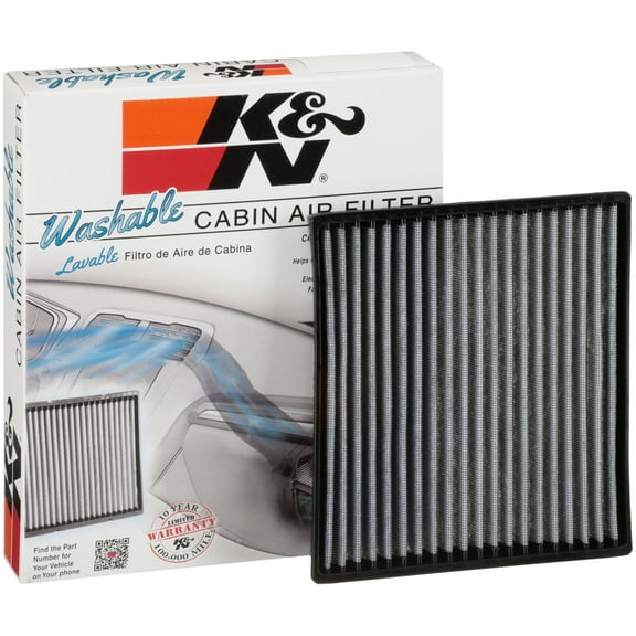 K&N VF2009 Washable & Reusable Cabin Air Filter Cleans and Freshens Incoming Air for your Scion, Toyota Fits select: 2001-2005 TOYOTA RAV4, 2005-2010 TOYOTA SCION TC