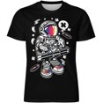 thumbnail image 4 of T-Shirt Homme Hip Hop Mode Urbaine Imprimé Rock Dessin Animé Manches Courtes Décontracté, 4 of 7
