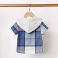 thumbnail image 1 of Vedolay Summer Tops Boys Kids Short-Sleeve Shirts Summer Lightweight Denim Western Blouse Tops,Blue 4-5 Years, 1 of 3