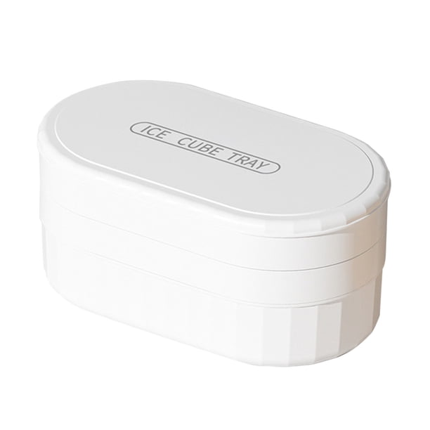 Bandeja de hielo creativa para mascotas, molde para cubitos de hielo casero de gran capacidad, caja de hielo para refrigerador Diy para el hogar con tapa, caja para cubitos de hielo Wmkox8yii hjk6270