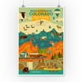 thumbnail image 2 of Breckenridge, Colorado, High Country, Mountain Geometric (12x18 Wall Art Poster, Room Decor), 2 of 3