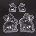 thumbnail image 3 of Miangastore Easter Rabbit Shape Baking Molds Plastic 4Pcs, 3 of 8