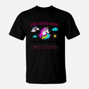 Geek Squad Agent I May Not Be Perfect But I Am Unique Funny Unicorn Job Title TShirt