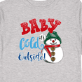 thumbnail image 4 of Inktastic Baby It's Cold Outside Boys or Girls Long Sleeve Toddler T-Shirt, 4 of 5