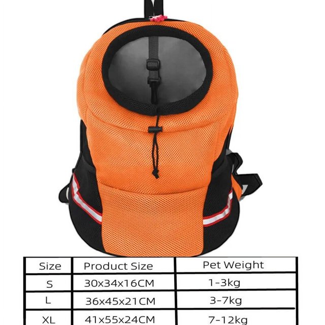 Breathable Pet Dog Carrier Bag for Large Dogs Golden Retriever Bulldog Backpack Adjustable Big Dog Travel Bags Pets Products ShopWise Round