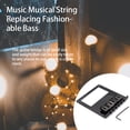 thumbnail image 4 of Electric Guitar Bridge Detachable Pick-up Hole Stylish Detachable Electric Guitar Bridge Replace Stringed Instrument Guitars Bridges Replacement for TL, 4 of 8