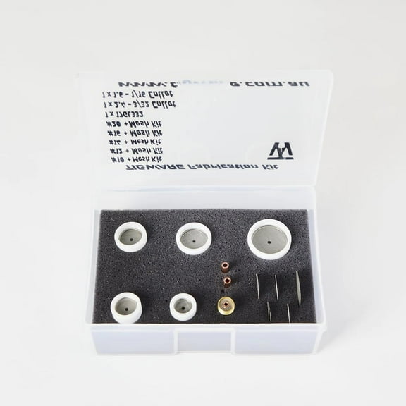 TIGWARE Teflon TIG Welding Cup Kit, Virtually Unbreakable, Triple Diffuser System, Rated for DC TIG Welding, Fabrication Kit