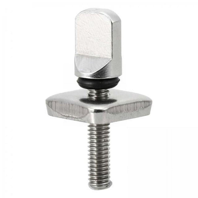 koolsoo 4X Universal Stainless Steel Surfboards Fin Screw Bolt and Plate Replacement Kit