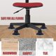 thumbnail image 5 of 5pcs Glides Replacement Office Chair Wheels Stopper Office Chair Swivel Caster Wheels, 2 Inch Stool-l, 5 of 5