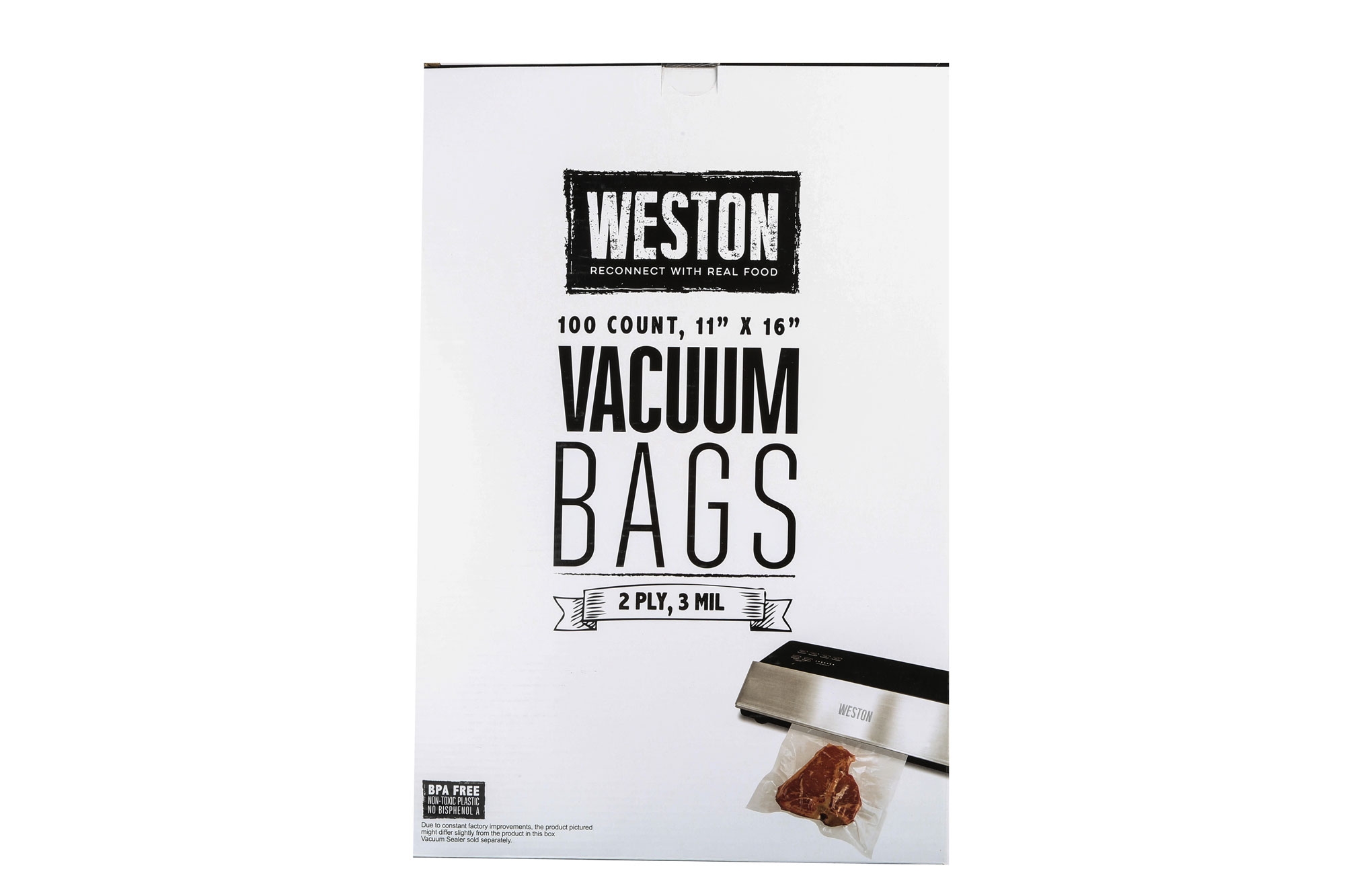 Weston Vacuum Bag 11"x16" 100/Bags
