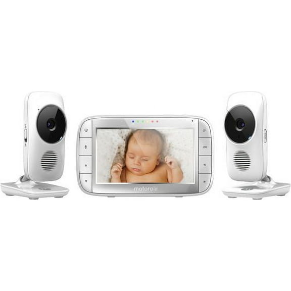 Motorola Video Baby Monitor with (2) 2.4GHz Cameras, 5" Screen, Color, 2 Piece