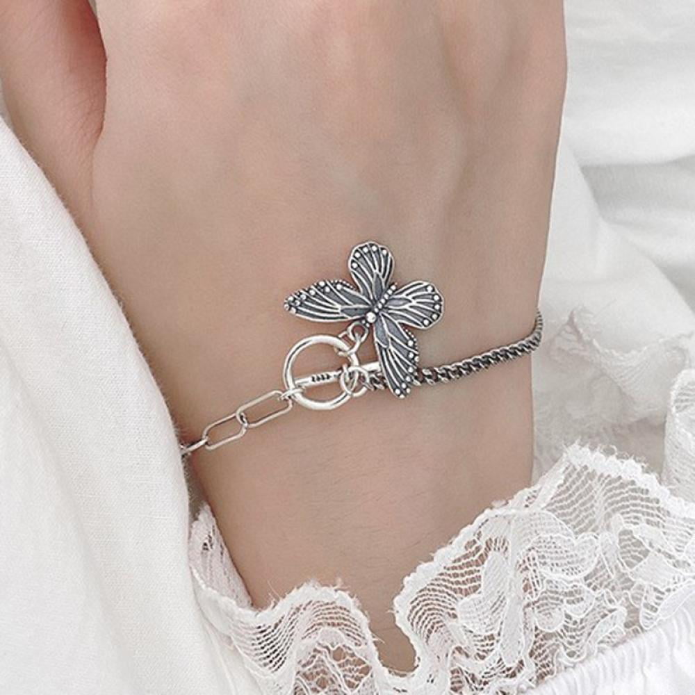 neutral butterfly bracelet