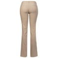 thumbnail image 2 of Made by Olivia Women's Comfy Bootcut Curvy Fit Trouser Pants, 2 of 4