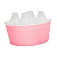 thumbnail image 5 of Miulika Flower Pot Planters Organizer Water Level Indicator Plant Containers,Hydroponics Flower Pot for 14cm Bulb Kitchen Indoor Pink, 5 of 9