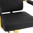 thumbnail image 5 of Artist hand Hydraulic Barber Chair Heavy Duty Hair Styling Beauty Salon Spa Equipment(Black+Gold), 5 of 19