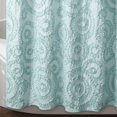 thumbnail image 6 of Lush Decor Keila Shower Shower Curtain White Single 72x72, 6 of 11