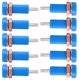 thumbnail image 2 of 10 conectores tipo banana de 4 mm para instrumentos electrónicos (azul), 2 of 14