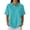 Multicolor #052, variant on Women's Waffle Knit Polo Shirt Color Block Striped Collared Short Sleeve Relaxed Fit Casual Daily Office Summer Tops 2026, XL