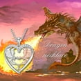 thumbnail image 6 of ONEFINITY Dragon Necklace Silver Rose Golden Heart Pendant Jewelry Gifts for Woman, 6 of 6