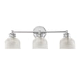 thumbnail image 3 of Trade Winds Lighting 3-Light Bathroom Vanity Light In Chrome, 3 of 7