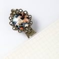 thumbnail image 5 of Horse Vintage Copper-Colored Lace Bookmarks: Exquisite Stainless Steel Book Accessories and Reading Delights - Ideal Gifts for Book Lovers, Set of 2, 5 of 5