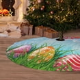 thumbnail image 6 of Rateoe Happy Easter Print Christmas Tree Skirt 36" for Xmas Holiday New Year Party Circle Tree Mat Ornaments Decoration, 6 of 7