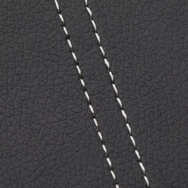 JIADEL Valet Tray Organizer - 6 Compartments, PU Leather With Blue Velvet, Charging Station, 13.8x9.5 Inches