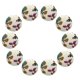 thumbnail image 5 of 10 piezas redondas de 20 mm botones de vástago cubiertos de tela DIY costura Estilo 4 Sunnimix Botones cubiertos de tela, 5 of 7