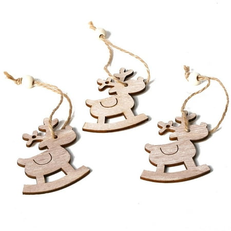 

FTjfrsbc 3Pcs Nordic Style Merry Christmas Pendant DIY Xmas Tree Decor (JM01572)