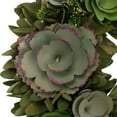 thumbnail image 4 of Northlight Wooden Mini Flowers Artificial Spring Wreath - 14", 4 of 5