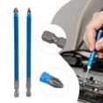 thumbnail image 4 of 5Pcs Non-Slip Magnetic Screwdriver Bit Long 127mm Set1/4 Hex Shank Cross Slot Impact Head Screwdriver Drill Bit Ph2 Hand Tools, 4 of 9