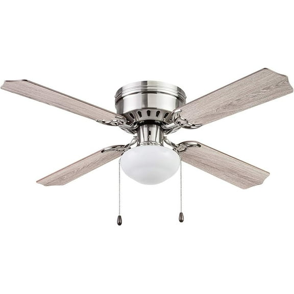 51490 Cherry Hill Ceiling Fan, 42, Brushed Nickel