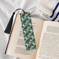 thumbnail image 4 of Kdxio Hawaiian Style Print Metal Tassel Bookmarks,Perfect Gift for Art Lovers and Bookworms Metal Bookmarks for Women, 4 of 8