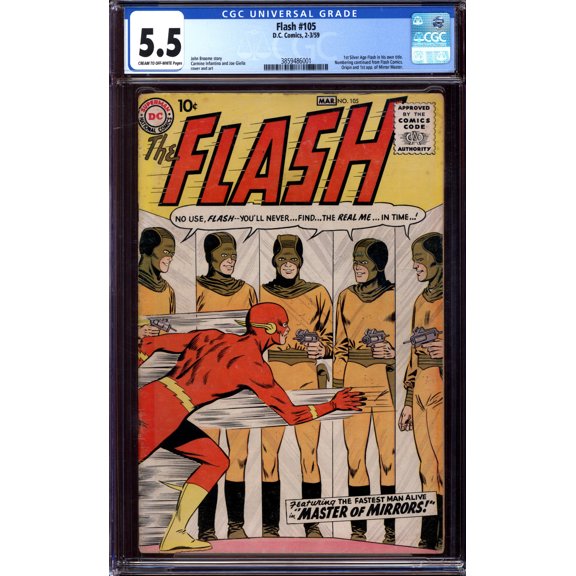 Flash #105 - CGC 5.5 Comic Book