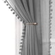 thumbnail image 2 of leyfeng Cortinas texturizadas de lino transparente para el hogar con cortinas semitransparentes de encaje Ventana de tela transpirable ligera y aireada, 2 of 7