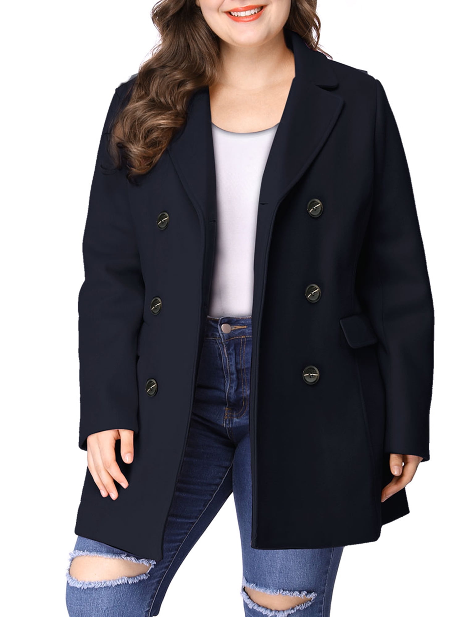 walmart women's plus size winter coats