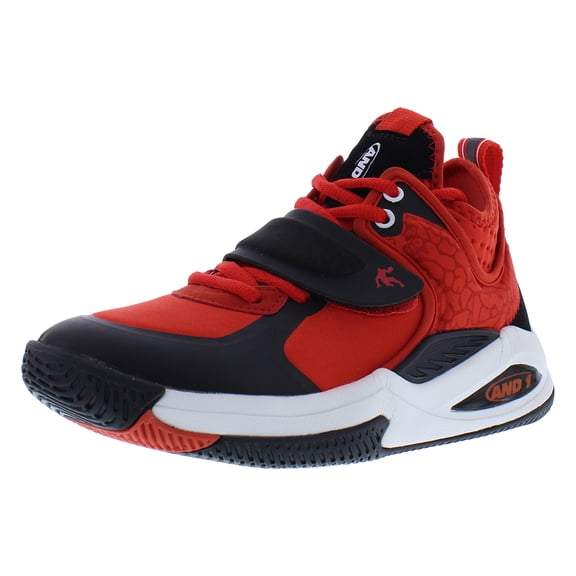 AND1 Gamma 4.0 SS PS Boys Shoes Size 3, Color: Red