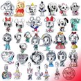 thumbnail image 2 of New 925 Sterling Silver Disney Mickey and Minnie Princess for Pandora 925 Original Bracelet DIY Jewelry for Women Gao Jinjia LED, 2 of 2