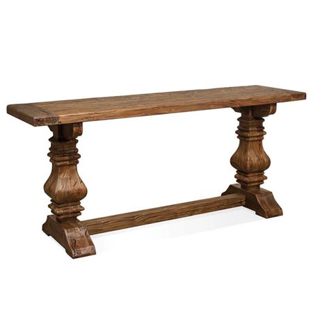 Riverside Furniture Hawthorne 68" Console Table in Barnwood