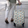 thumbnail image 3 of Pug and Love Heart Luggage Cover Fashion Suitcase Cover Baggage Covers Fit 25-28 Inch Luggage (Go Travel), 3 of 5