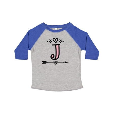 

Inktastic Letter J Monogram Tribal Arrow Girls Toddler T-Shirt