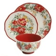 thumbnail image 3 of The Pioneer Woman Vintage Floral 12-Piece Dinnerware Set, Red, 3 of 6