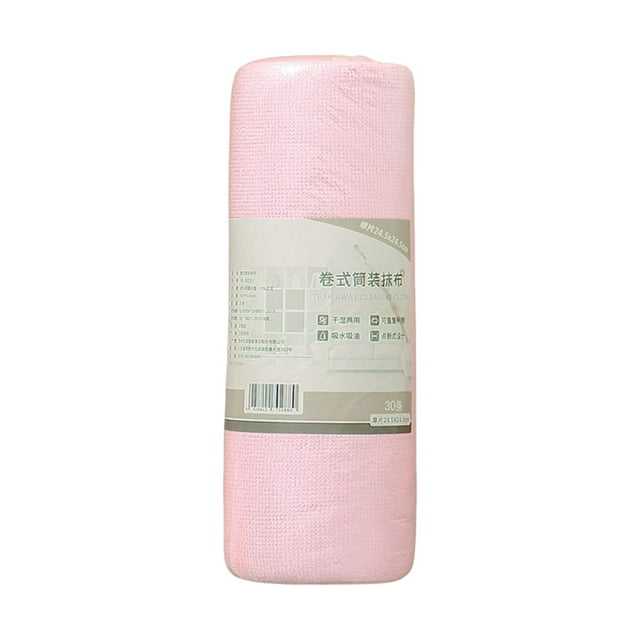 Rolled Disposable Kitchen Cleaning Wipes for Wet and Dry Use - Tear Off Convenient Sheets for Effortless Dish Wiping Countertop Cleaning, Mess Free - Pack of 20 Count
