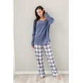 thumbnail image 3 of Richie House Women's Soft & Warm Lightweight Fleece Pajama Set RHW7582, 3 of 8