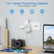 thumbnail image 3 of Adaptador Brasil Viaje, Universal Brasileño Enchufe de Corriente con 3 USB (1 USB C), Cargador Tipo C con 4 Salidas CA, Travel Essentials Adapter Americano/México a Brasileña,Gris, 3 of 21
